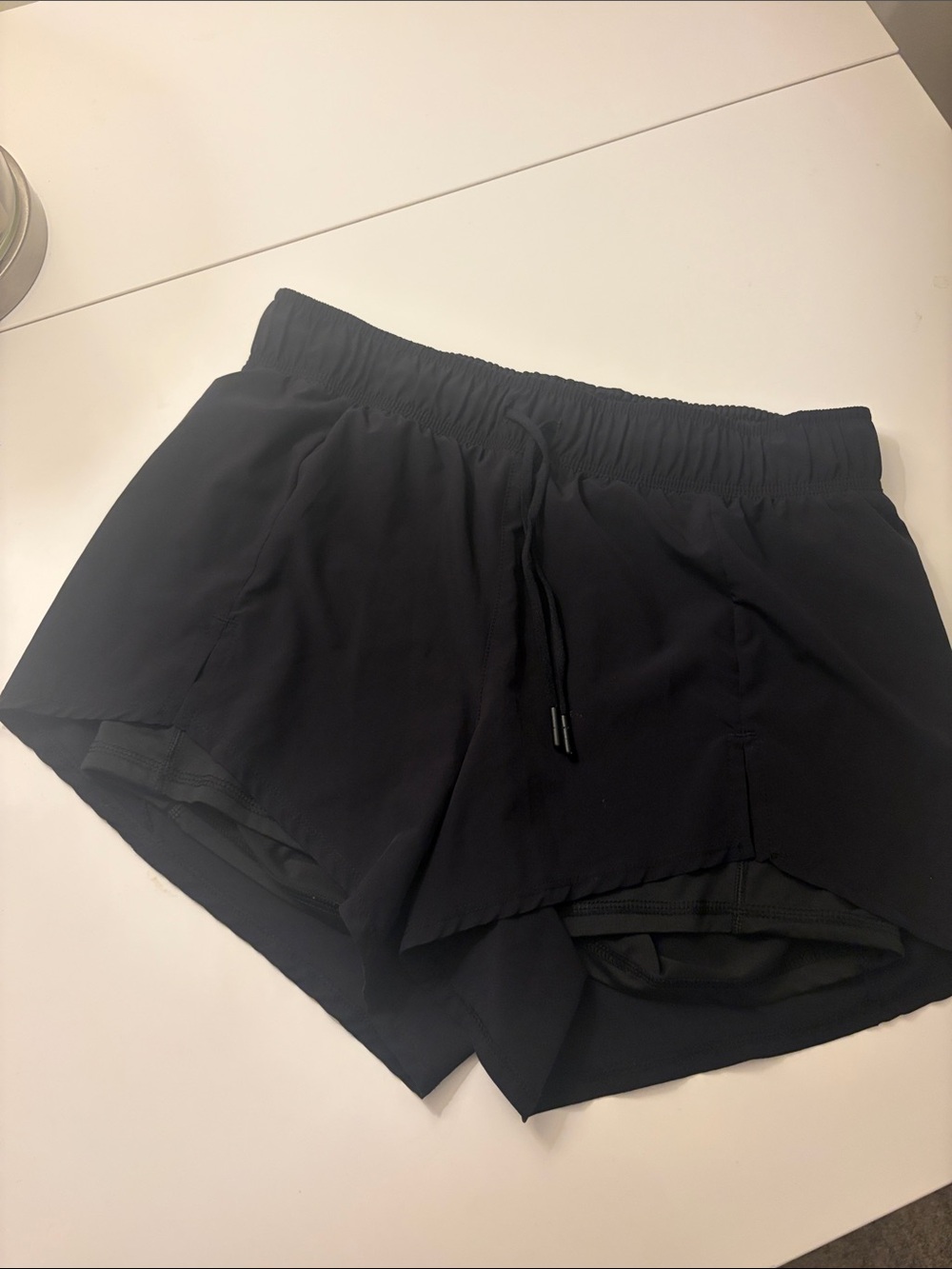 Avia Black Shorts with Built In Compression